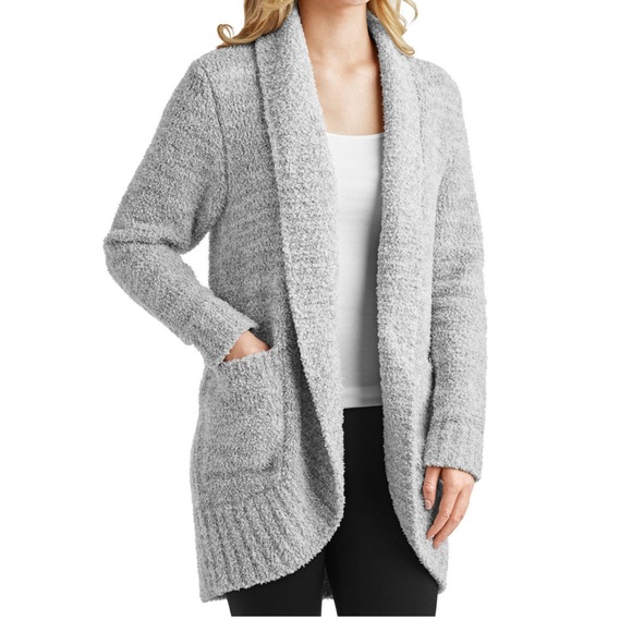 Members Mark - Luxury Cozy Lounge Cardigan - Gray - L/XL - Picture 1 of 4